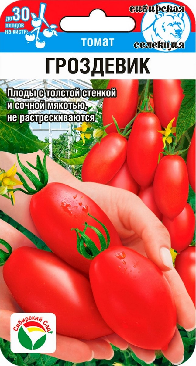 Томат Гроздевик, 20 шт.