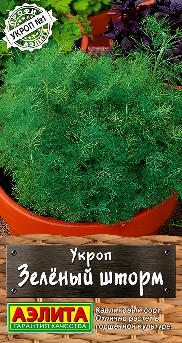Укроп Зеленый шторм, 1 г