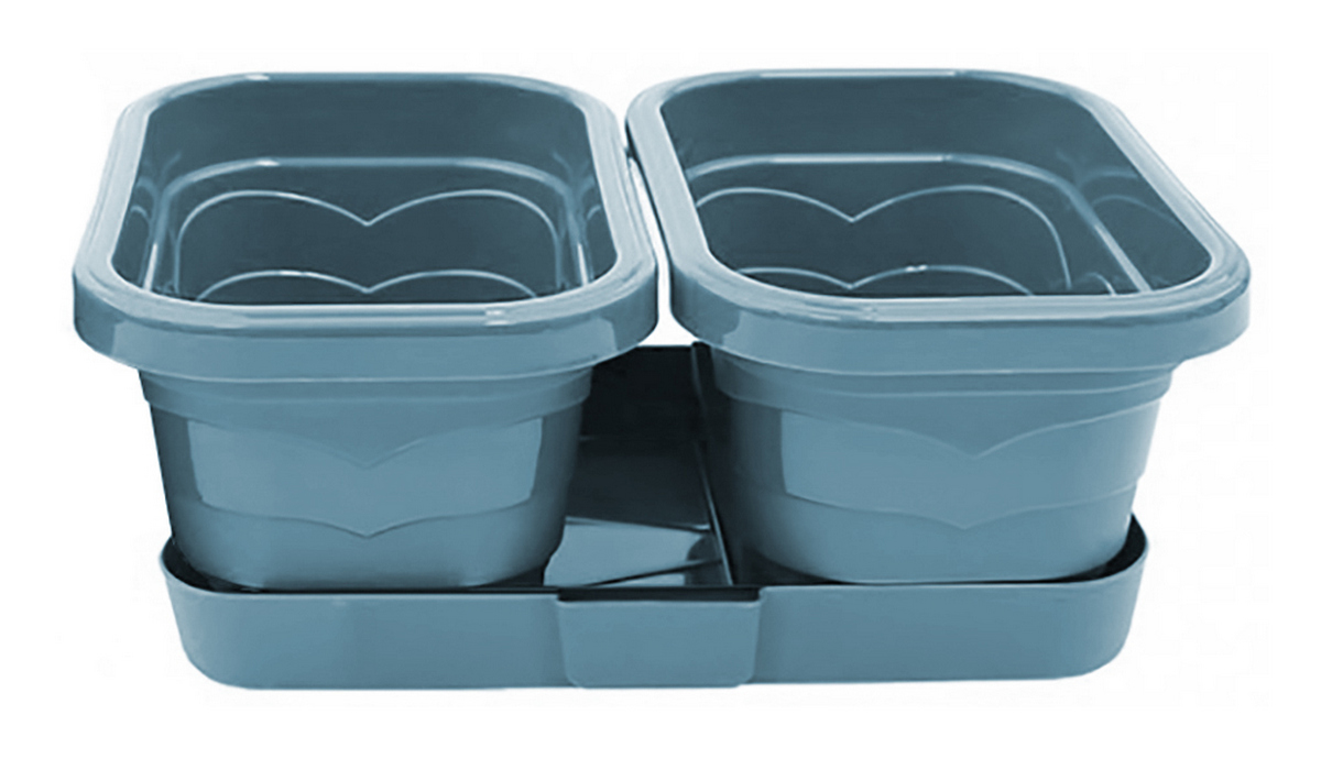 Кашпо Дуэт Валенсия, 2,9 л х 2 шт., ментол