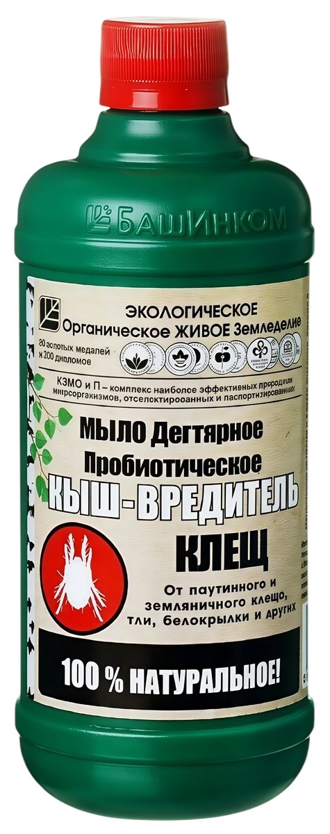 Мыло Дегтярное Кыш-Вредитель клещ, 500 мл 