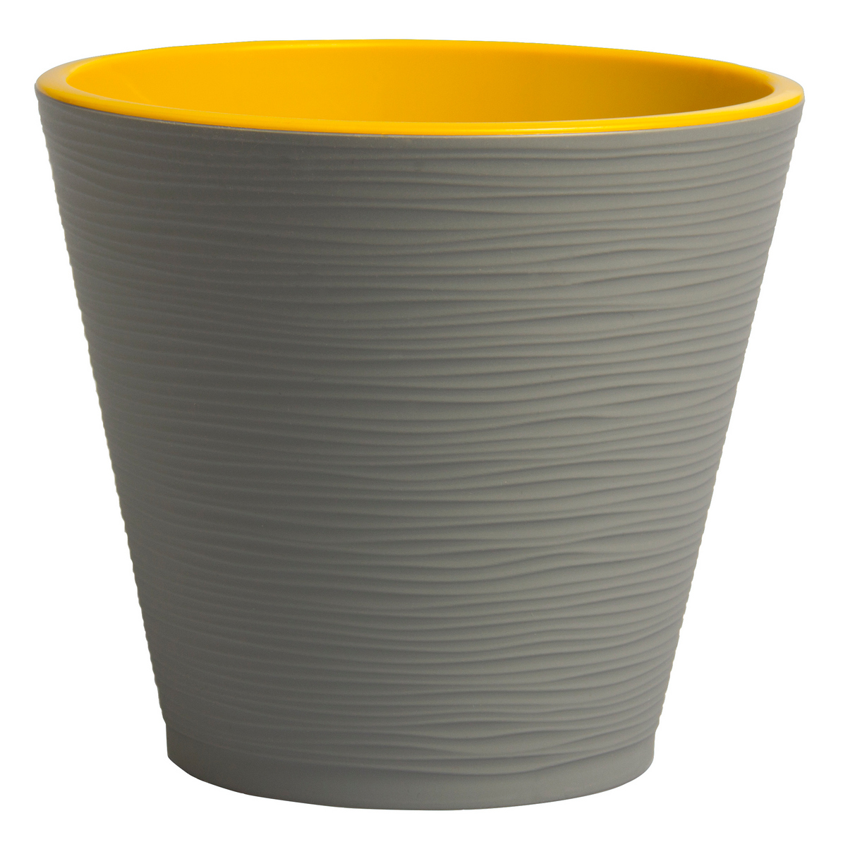 Горшок Конус с вкладышем, 2,3 л, серый муссон