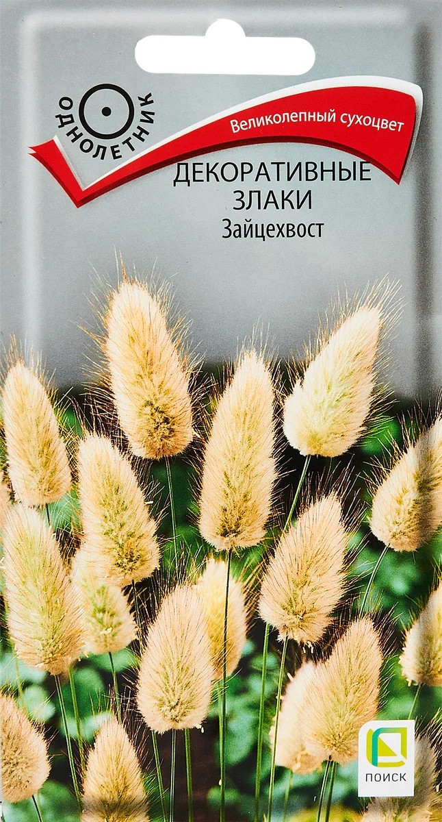 Декоративные злаки Зайцехвост, 0,1 г