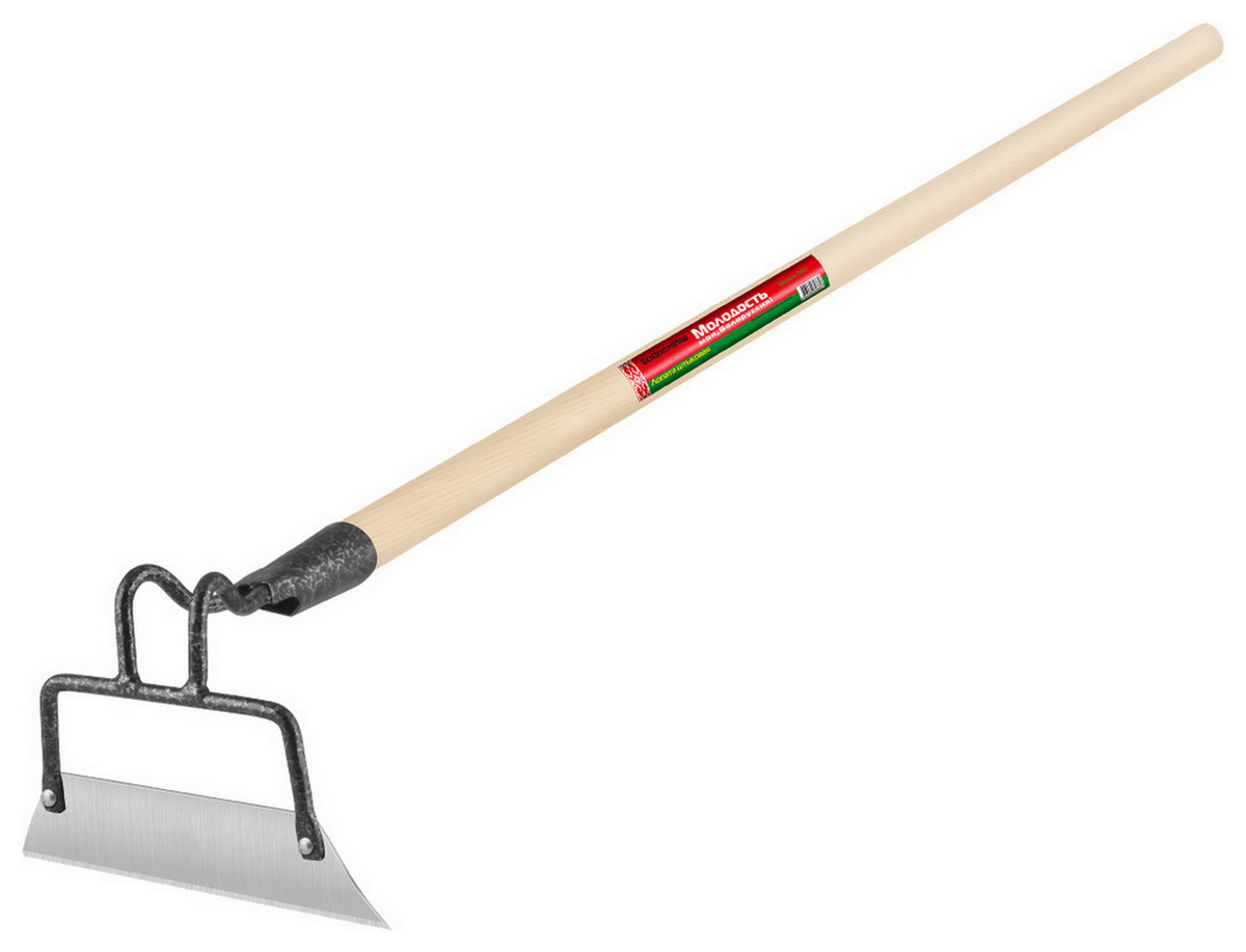 Тяпка БЛЦ нерж. сталь с черенком 200х60 мм, арт. 1345