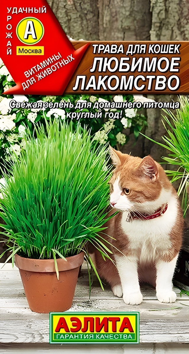 Трава для кошек Любимое лакомство, 10 г