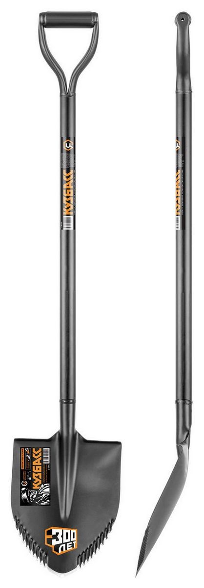 Лопата Кузбасс цельнометаллическая штыковая, 120 см, арт. 1545