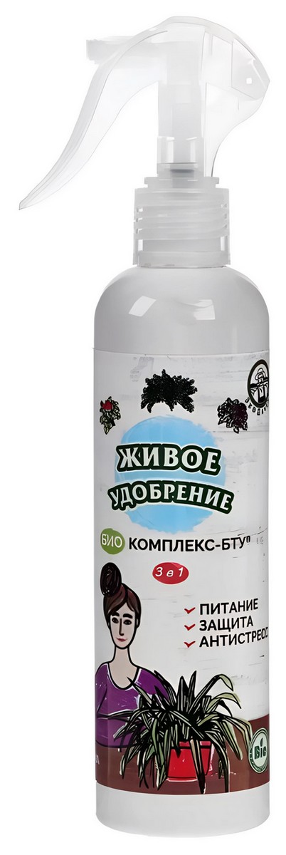 Биокомплекс БТУ 3 в 1 для комнатных и садовых растений, спрей  250 мл 