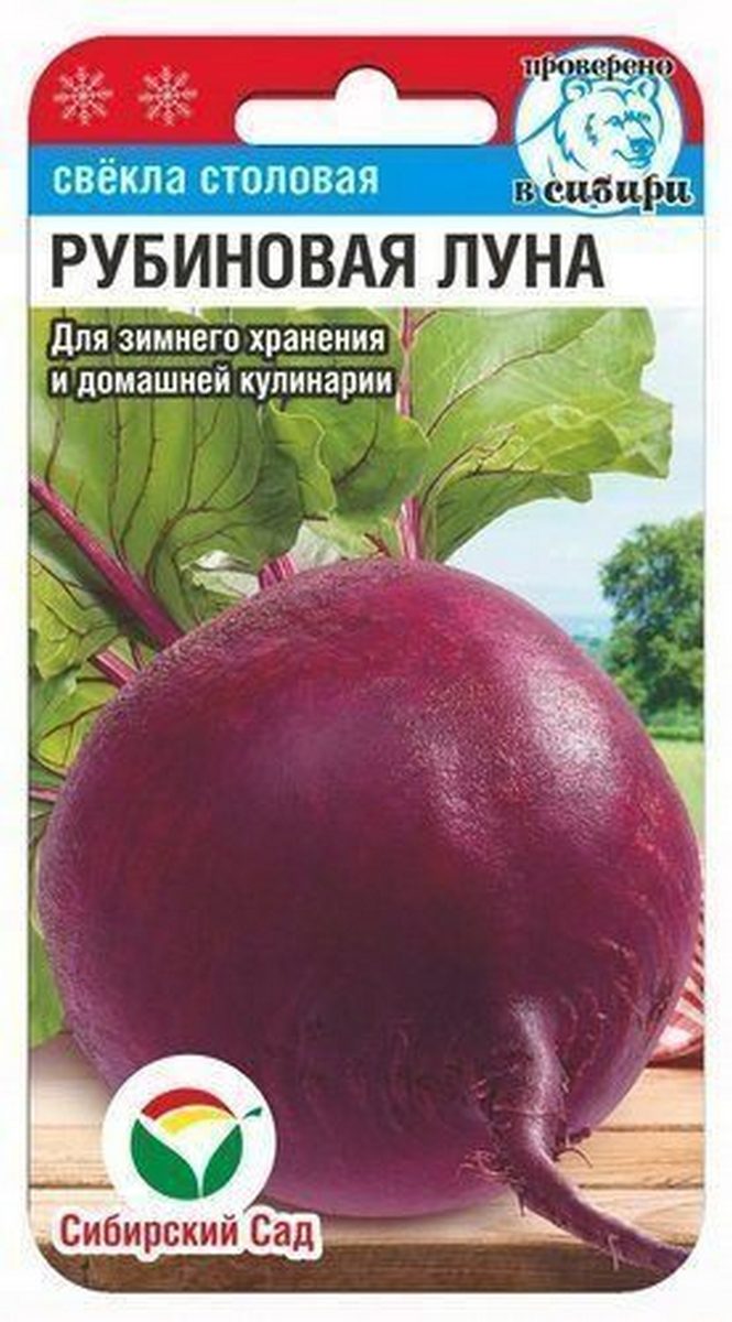 Свекла Рубиновая луна, 2 г. Сибирский сад