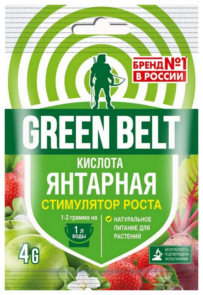 Янтарная кислота, 4 г Грин Бэлт