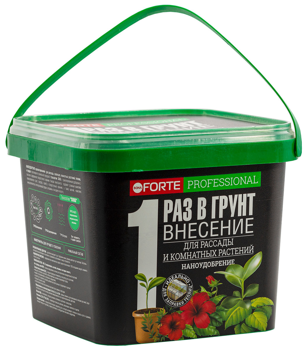 Bona Forte Наноудобрение для комнатных растений, рассады, 1 л