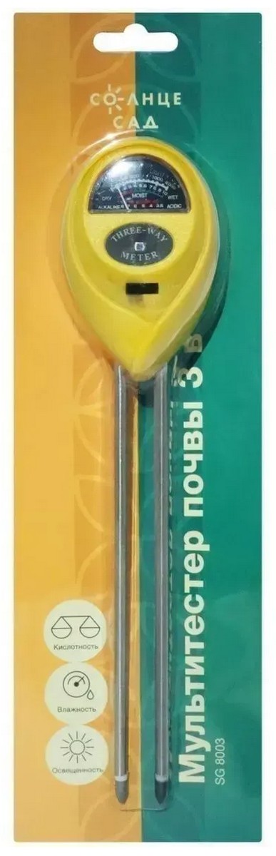 Мультитестер почвы Солнце Сад