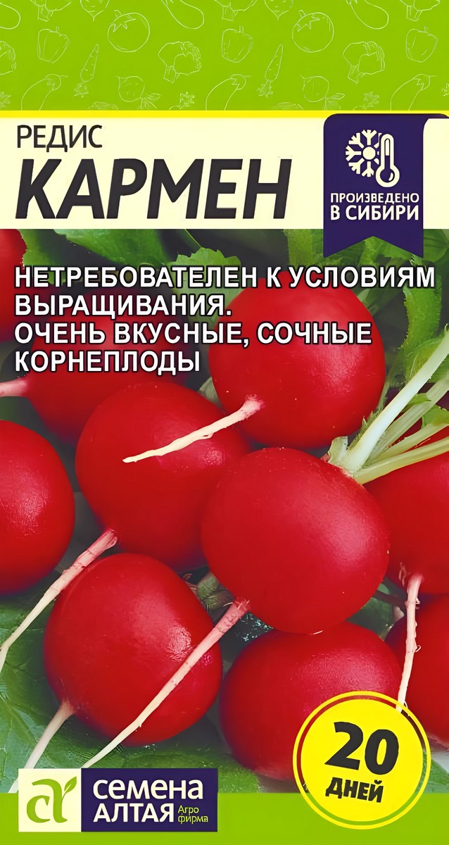 Редис Кармен, 2 г. 