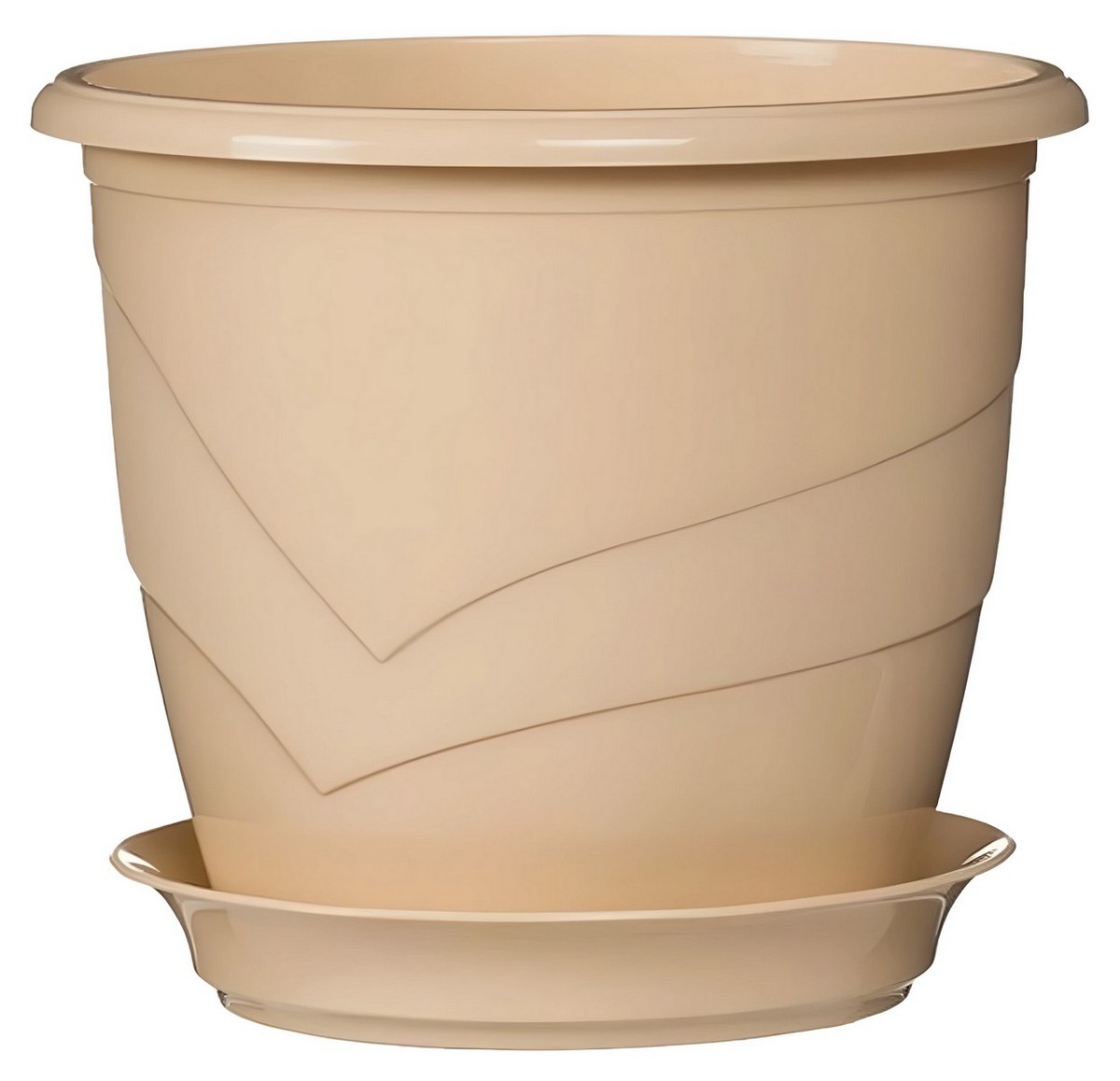 Кашпо Венеция, 0,75 л, кремовый