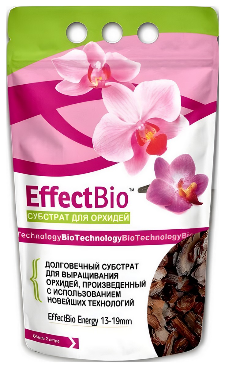 Субстрат для орхидей Energy 13-19 мм, 2 л EffectBio