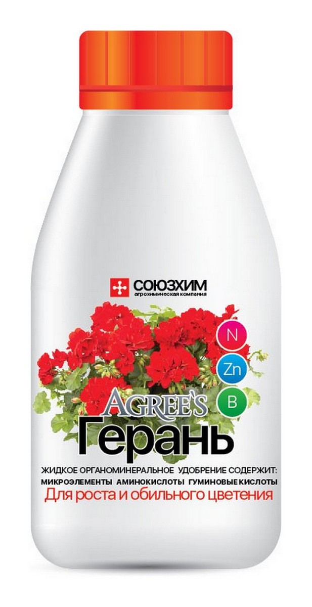 Удобрение Агрис Герань, 250 мл