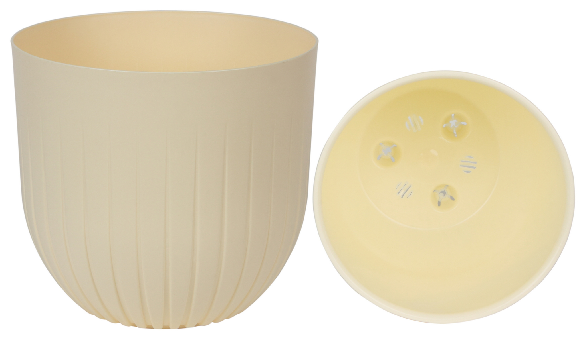 Горшок Альфа с вкладышем, 2,9 л, ванильный