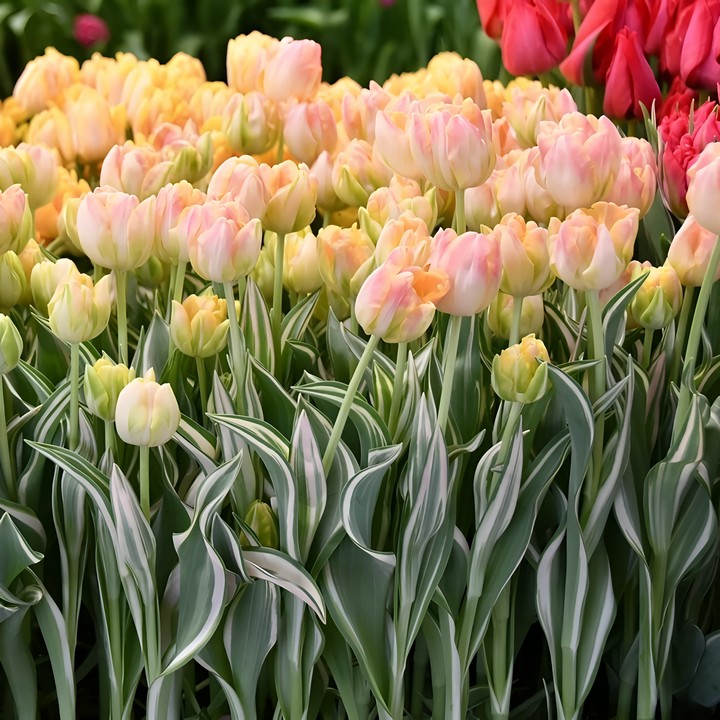 Тюльпан махровый поздний Хэппи Апстар, 11/12, 1 шт.