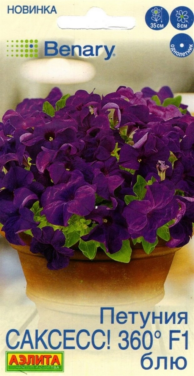 Петуния Саксесс! 360° F1 Блю, 7 шт.