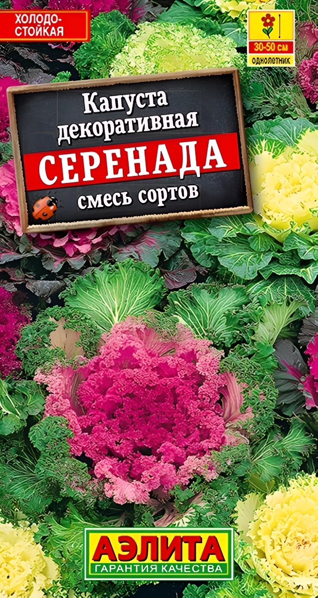 Капуста декоративная Серенада, смесь, 0,1 г