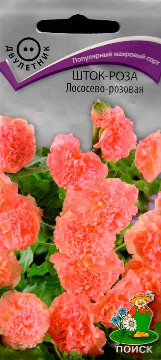 Шток- роза Лососево-розовая, 0,1 г