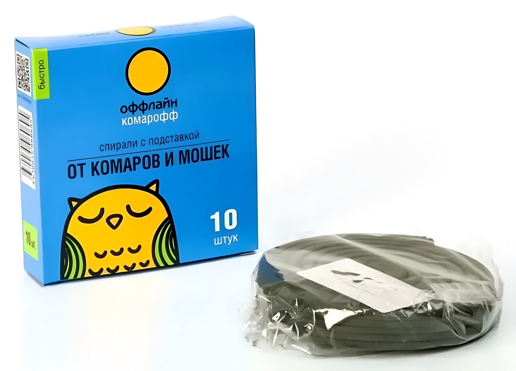 Комарофф оффлайн Быстро Спирали, NEW, 10 шт.