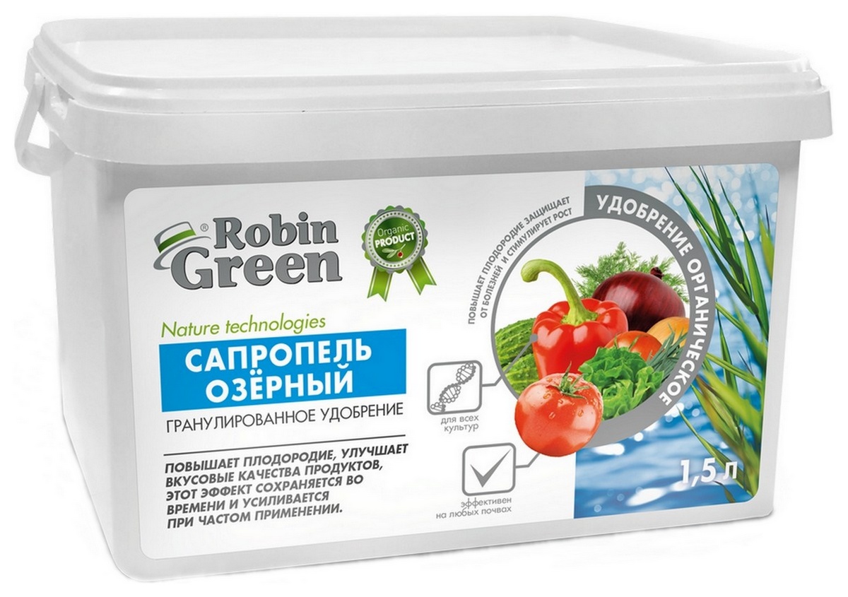 Сапропель озерный, 1,5 л Robin Green