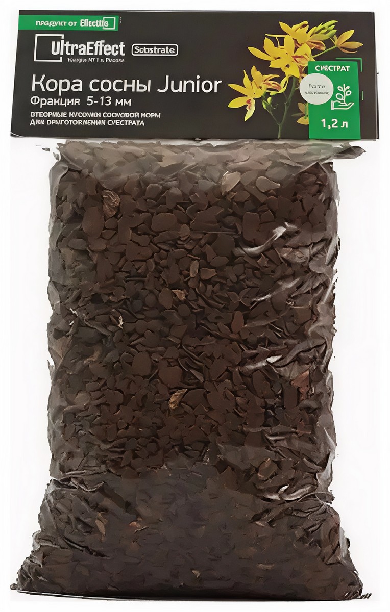 Субстрат кора сосны ProLine Junior 5-13 мм, 1,2 л UltraEffect