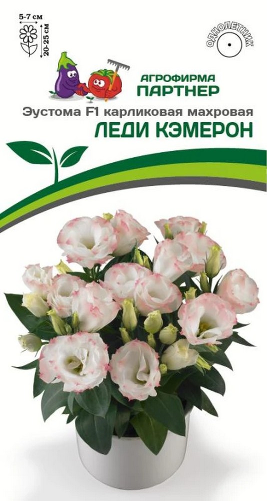 Эустома Леди Кэмерон F1, 5 шт. Агрофирма Партнер.