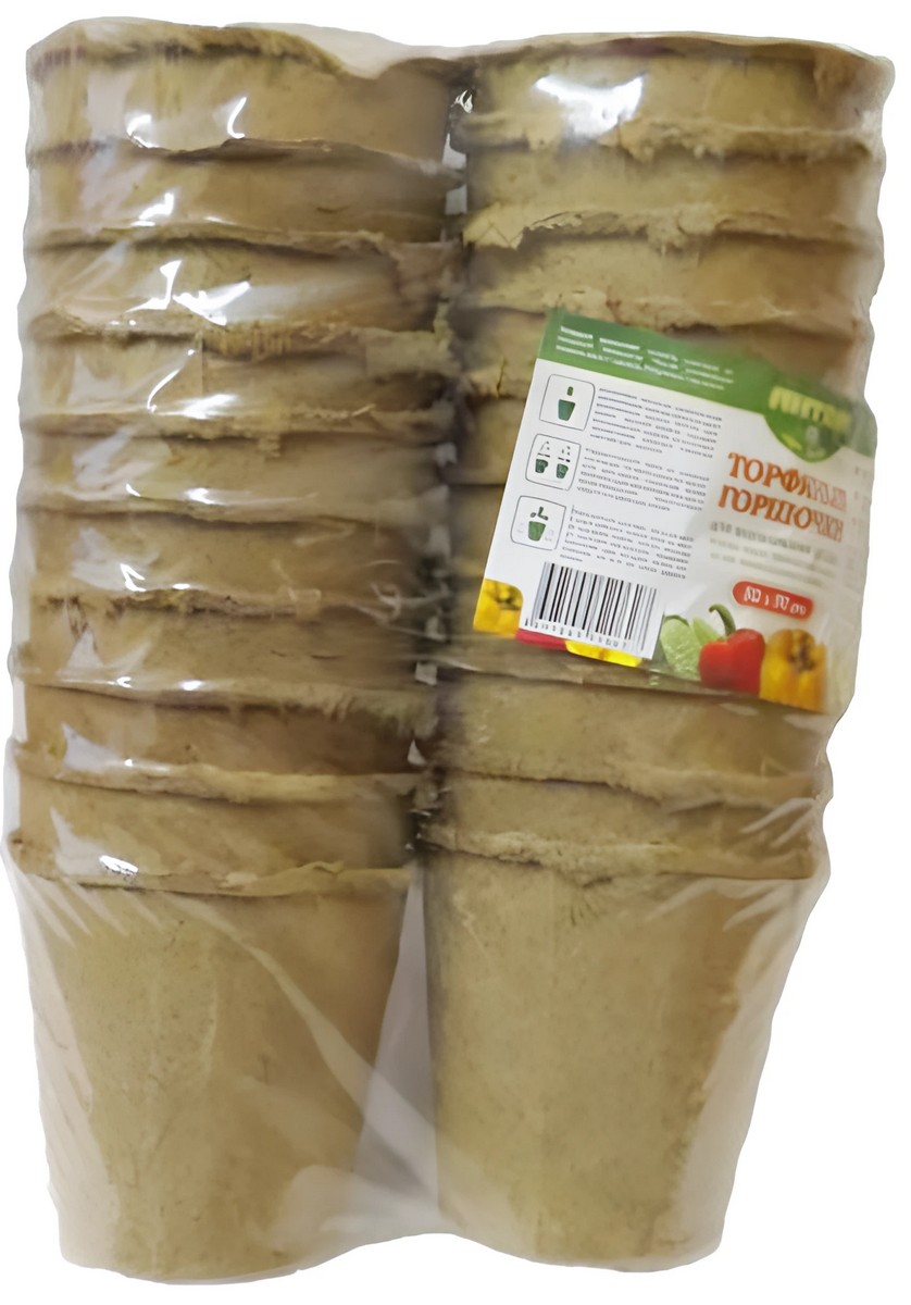 Торфяной горшочек 80х80, 20 шт. Антей