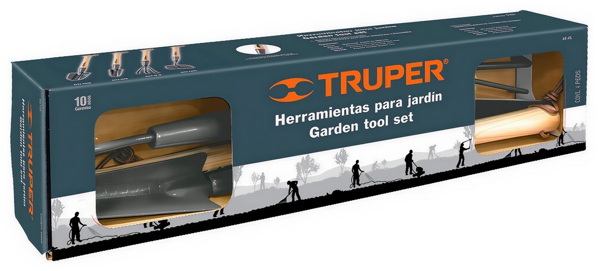 Набор садового инструмента Truper, 4 предмета, арт. 15040