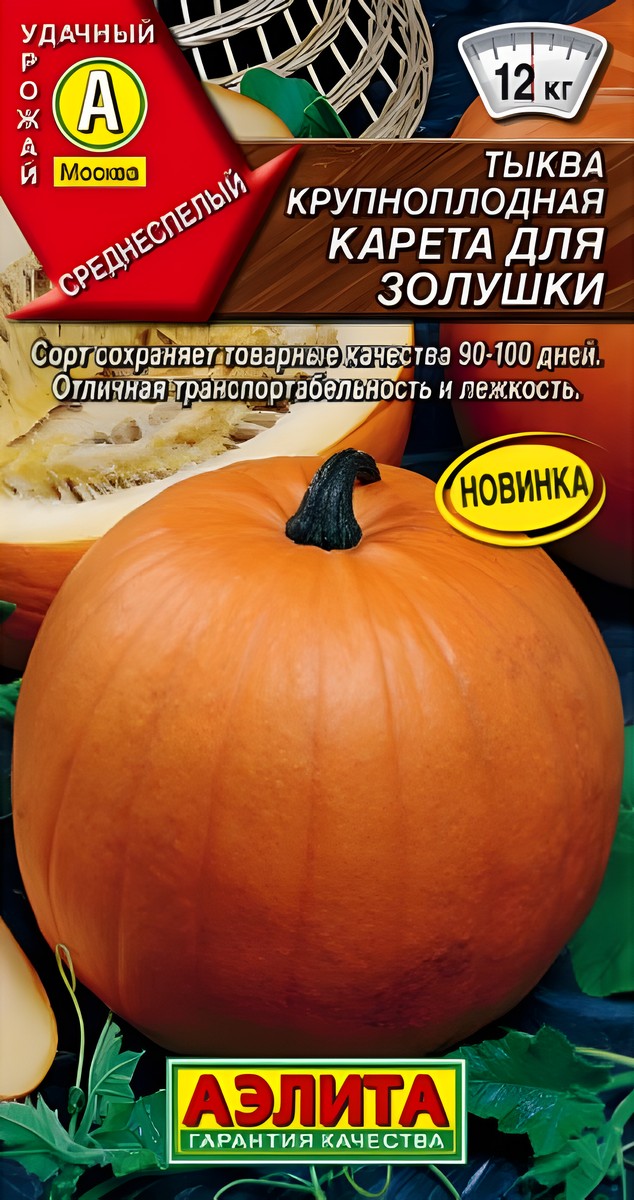 Тыква крупноплодная Карета для золушки, 1 г