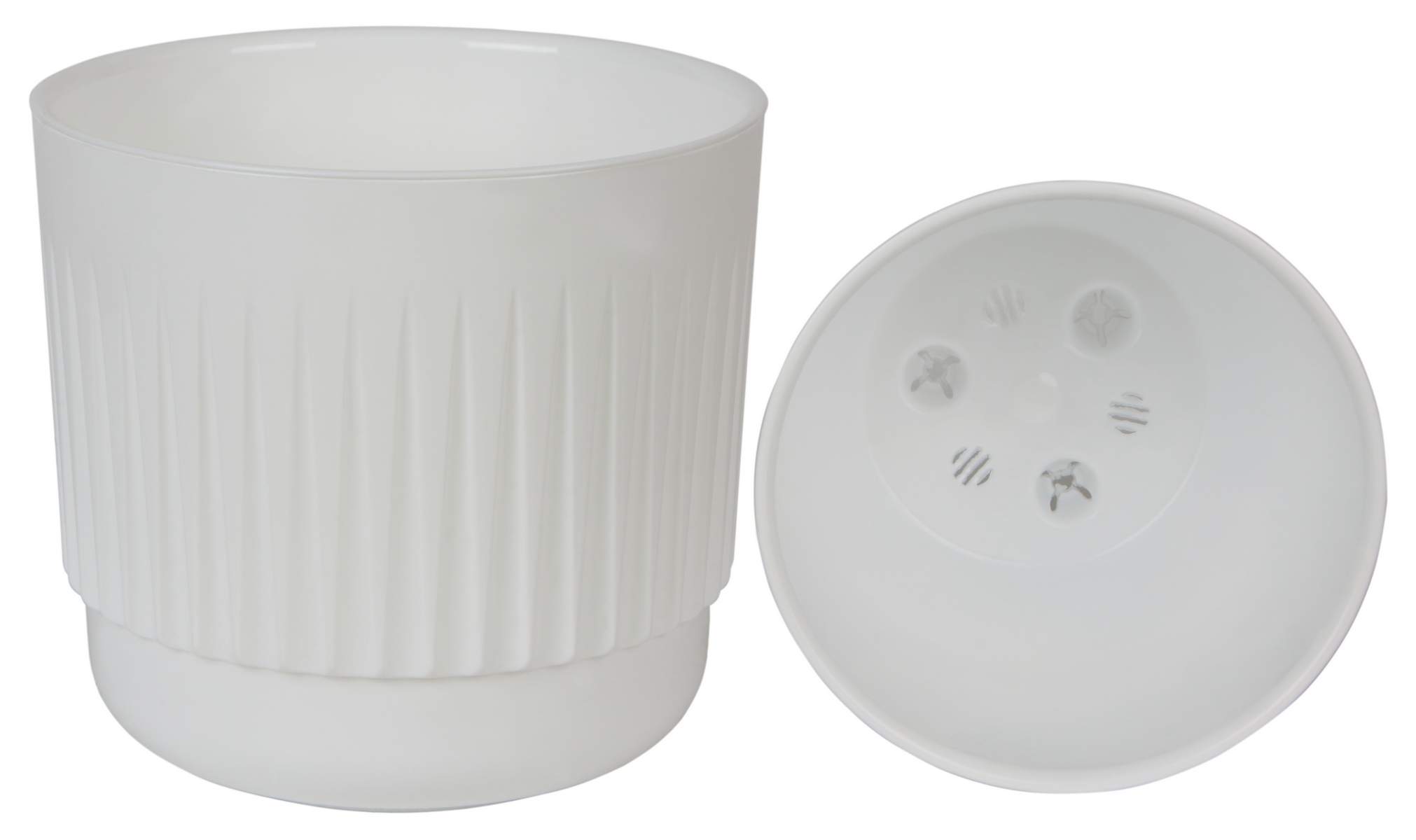 Горшок Бета с вкладышем, 3 л, белый