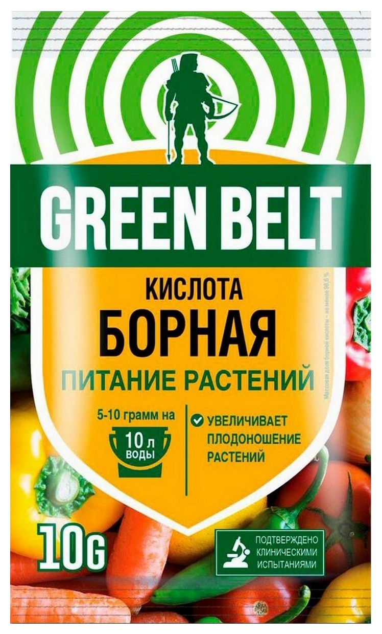 Борная кислота, 10 г Грин Бэлт