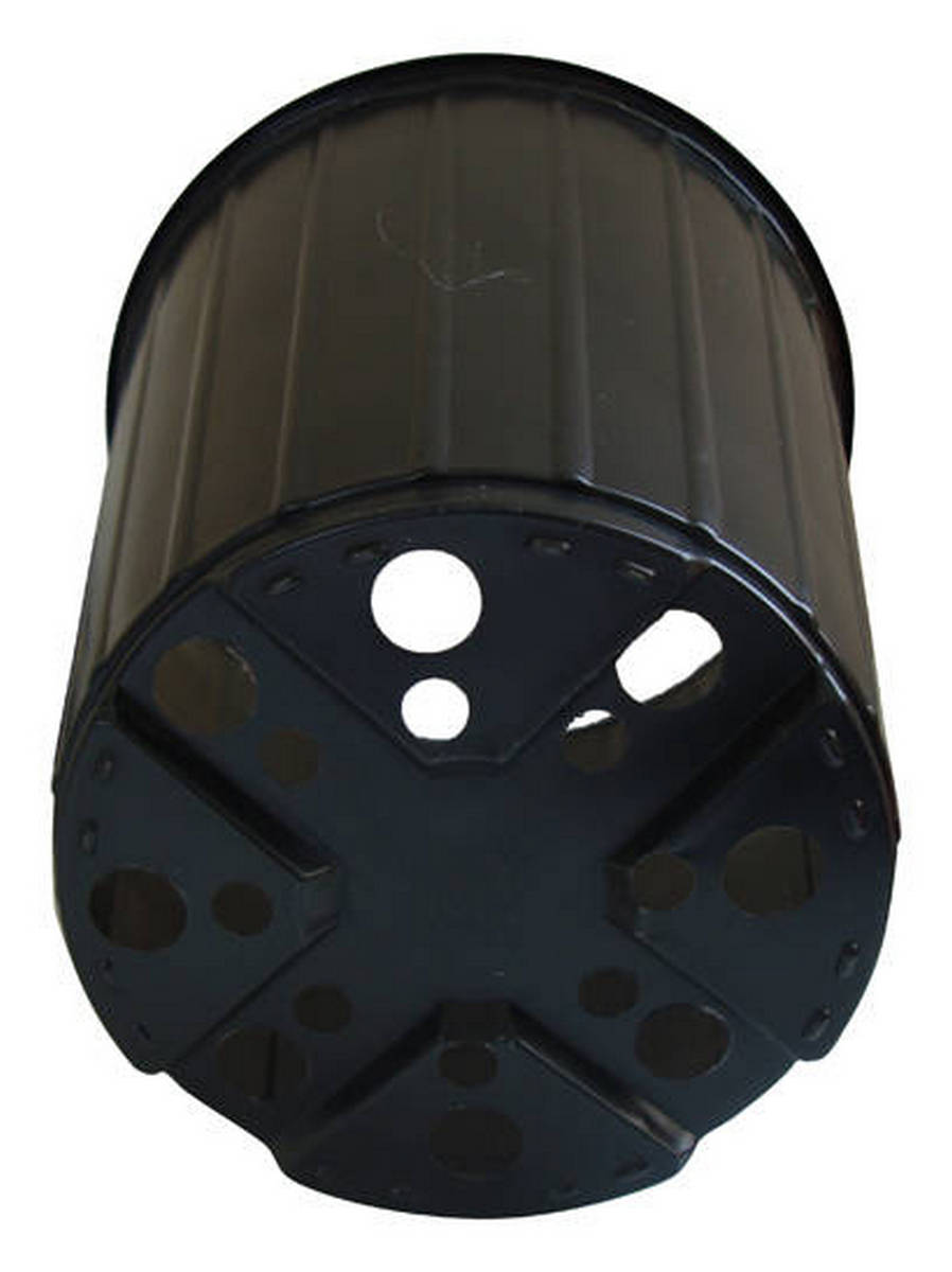 Горшок круглый Д18МР, 4 л, форм. черный