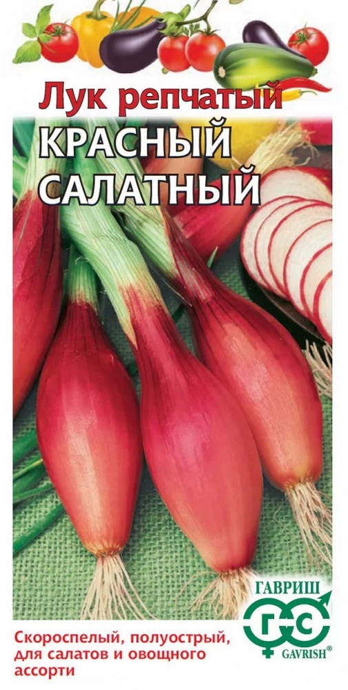 Лук репчатый Красный салатный, 0,5 г