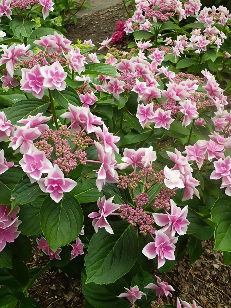 Гортензия крупнолистная Стар Гейзер