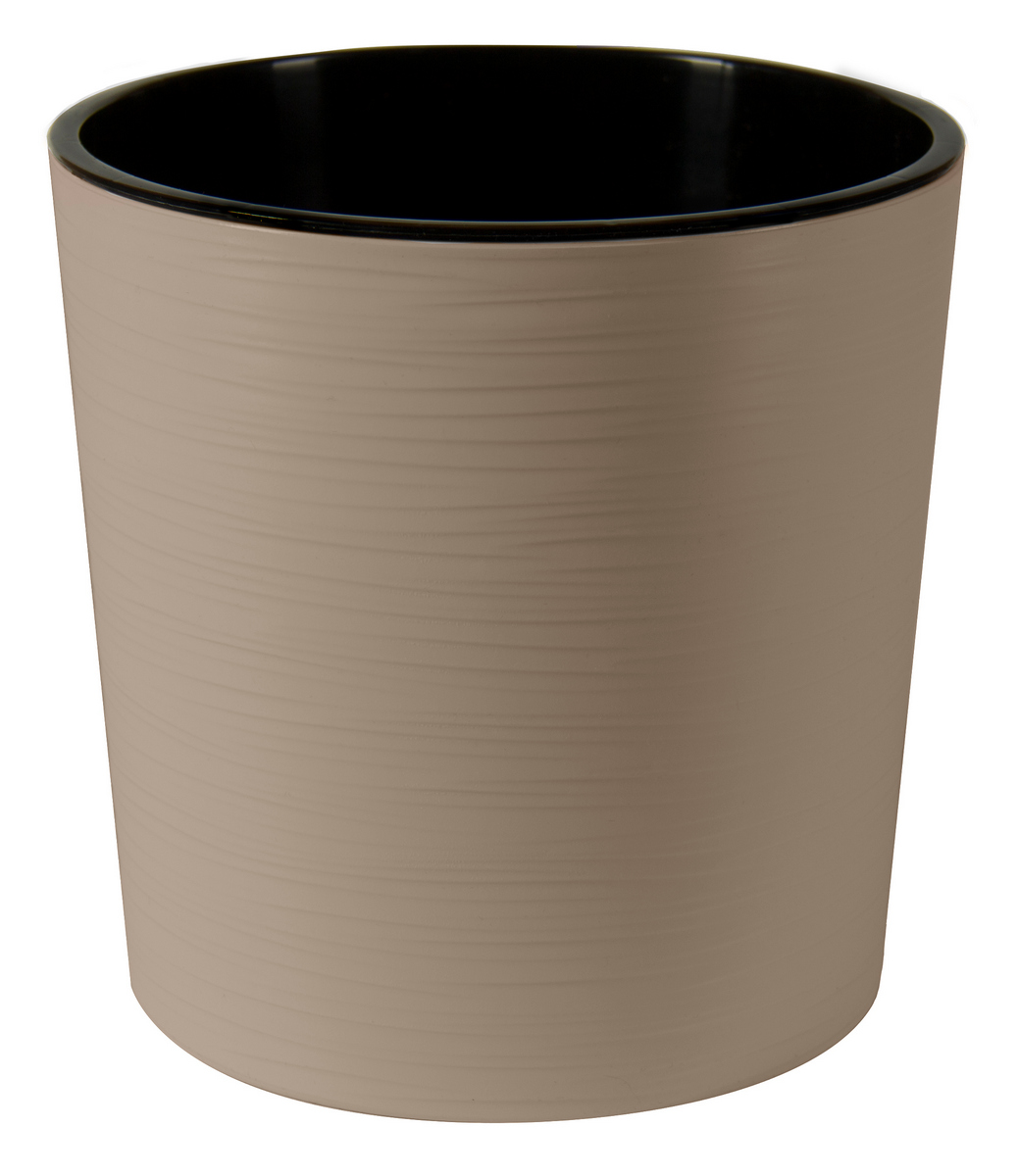 Горшок Вега с вкладкой, 5,2 л, фраппе