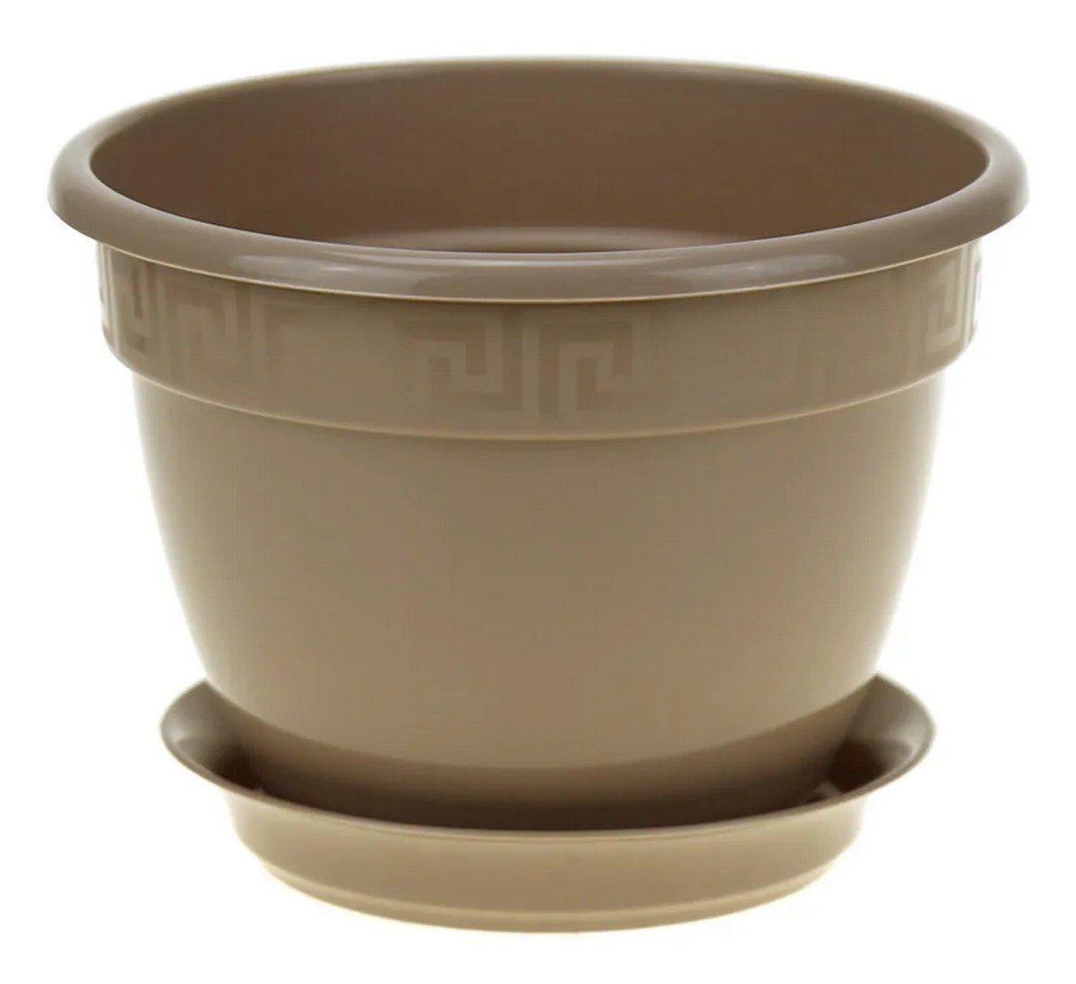 Кашпо Антик с поддоном, 0,75 л, фраппе