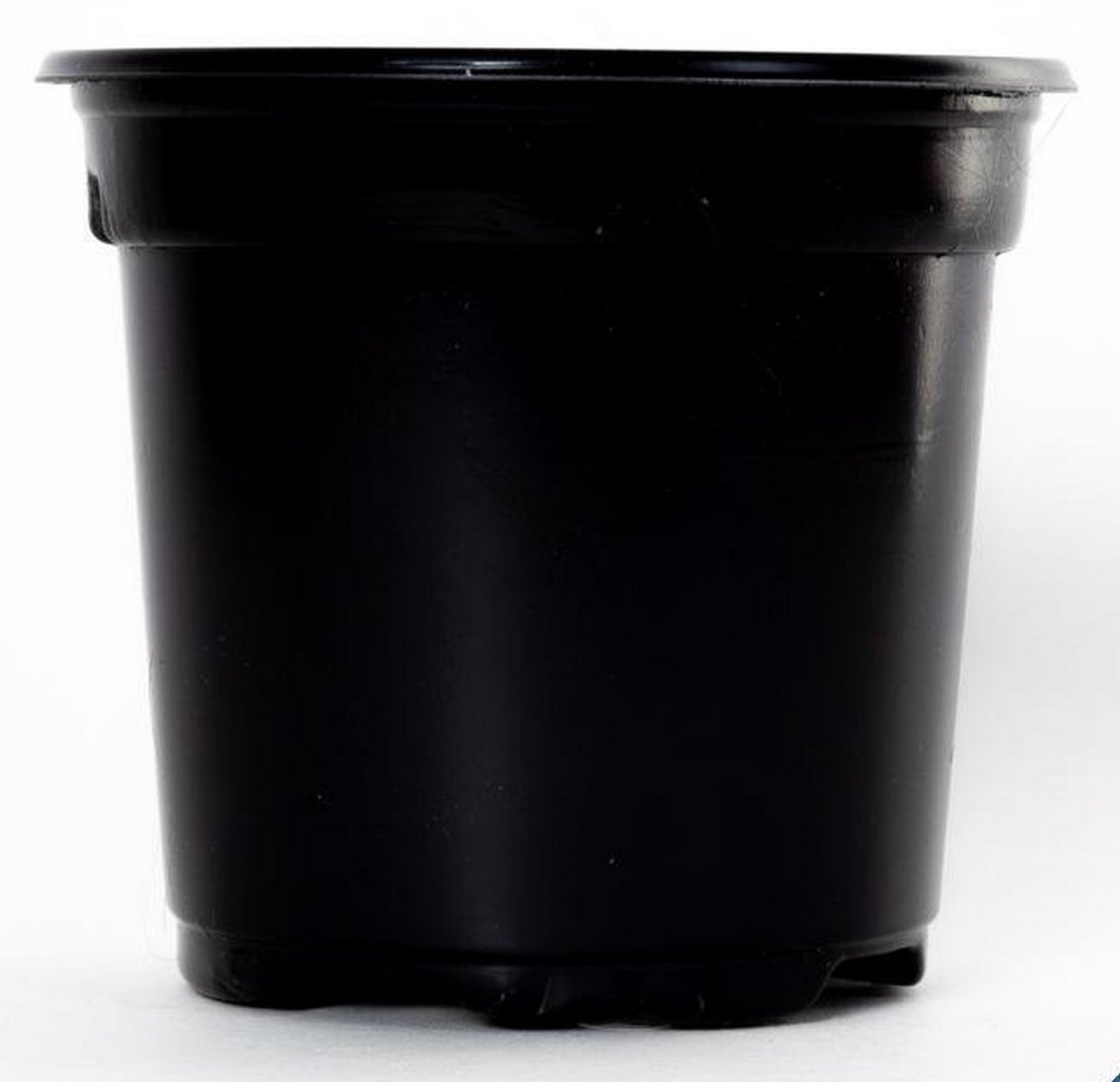 Горшок круглый 3Д9М, 0,33 л, 9*8 , форм. лист черный