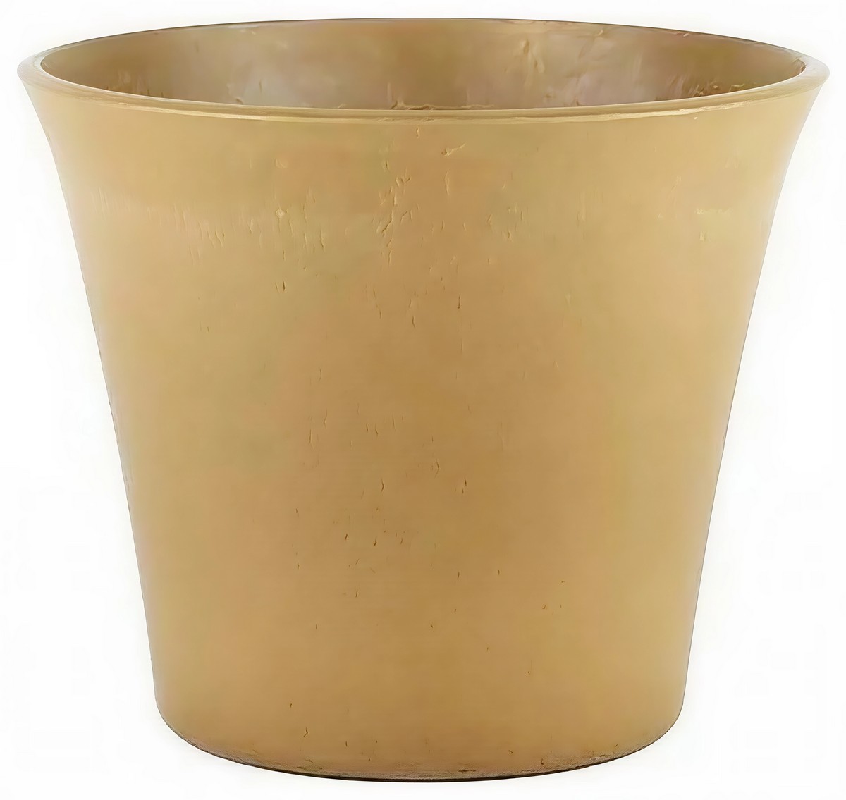 Горшок Лотос Эко со вставкой, 2,5 л, горчичный 