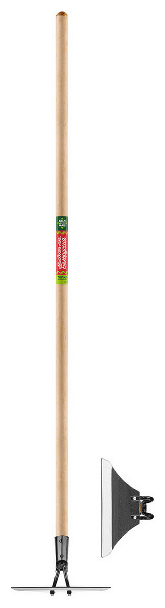 Тяпка БЛЦ нерж. сталь с черенком 200х68 мм (220х80), арт. 1346