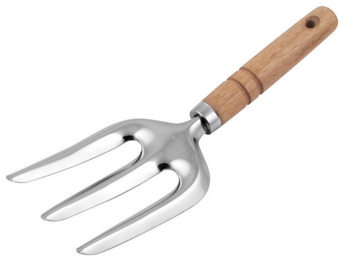 Вилка посадочная 25 см, деревянная ручка, арт. 0532-5