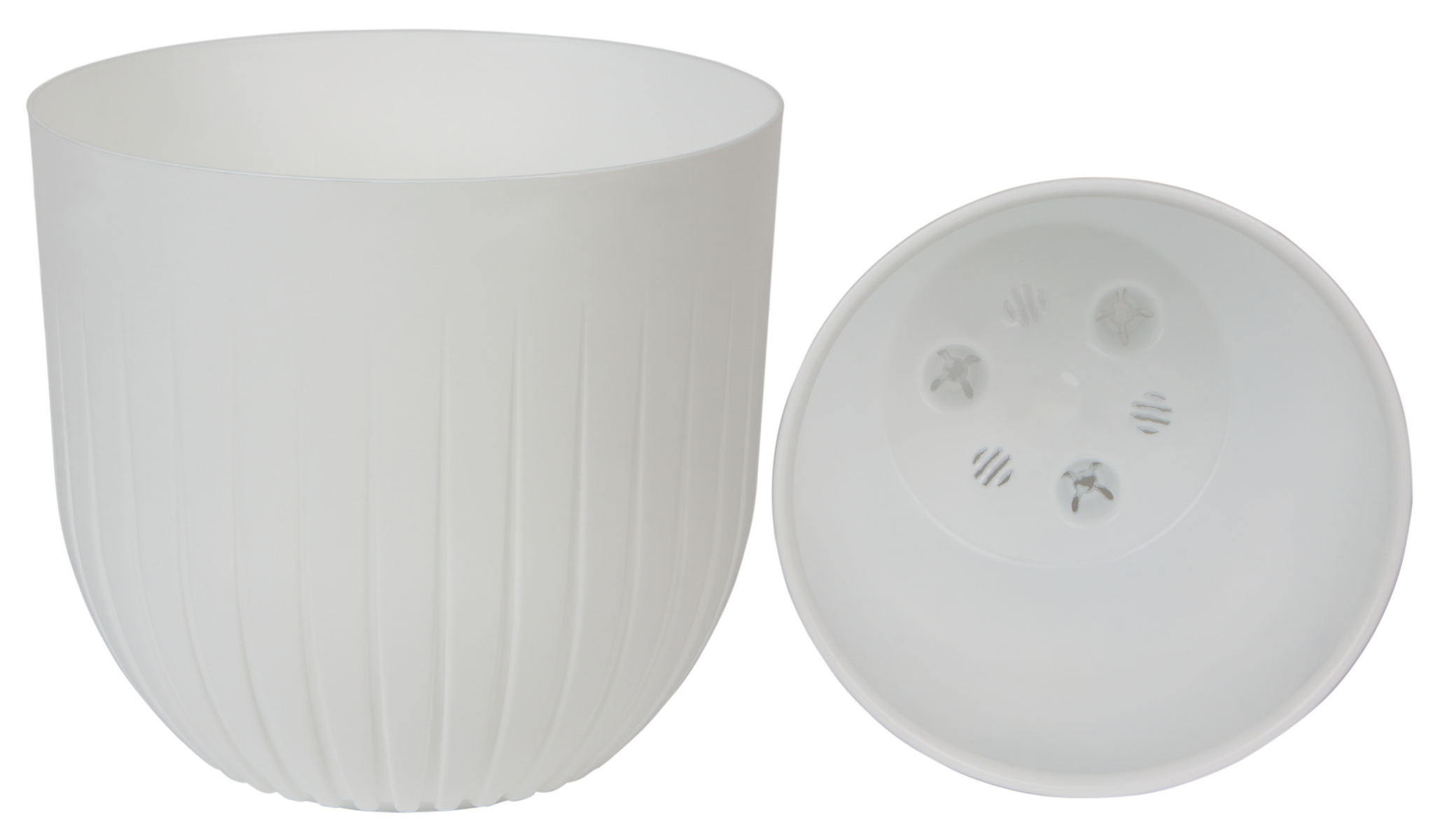 Горшок Альфа с вкладышем, 1,4 л, белый