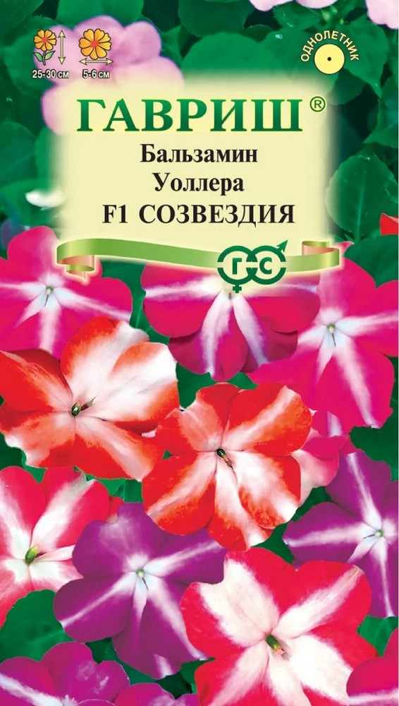 Бальзамин Уоллера F1 Созвездия, 5 шт.