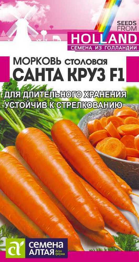 Морковь Санта Круз F1, 0,3 г. Голландские семена.