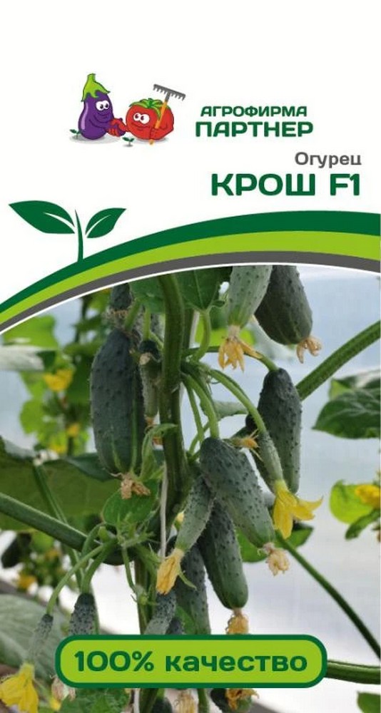 Огурец Крош F1, 10 шт. Агрофирма Партнер.