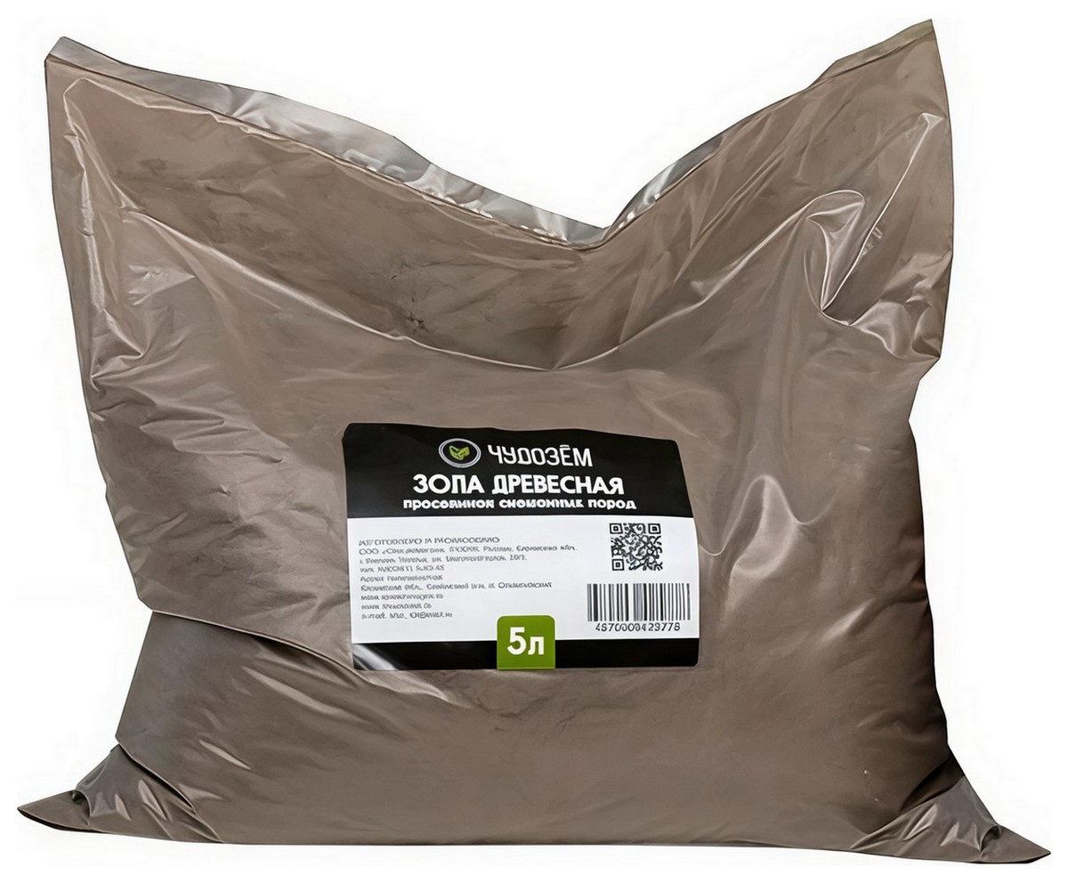 Чудозем зола древесная, 5 л