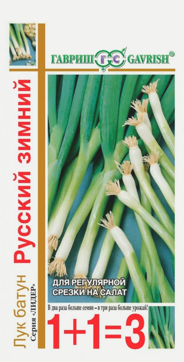 Лук батун Русский зимний, 2 г. 1+1