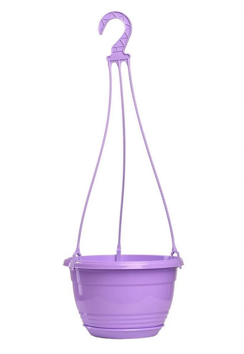 Горшок Глория подвесной, 2 л, лаванда