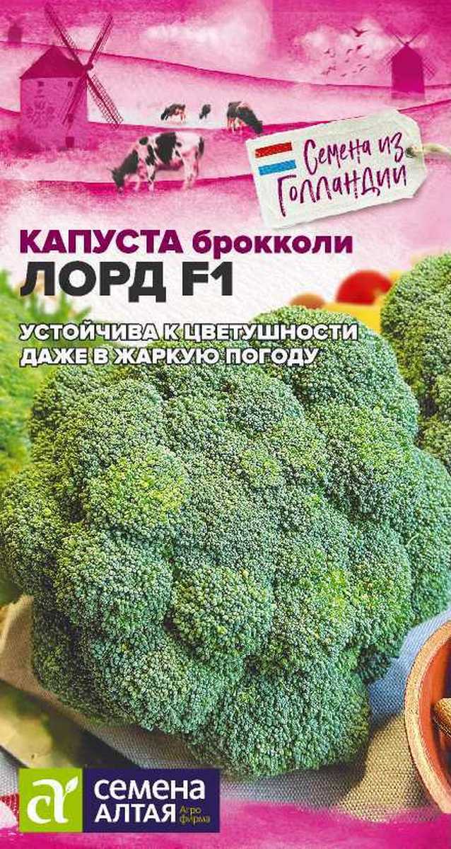Капуста Брокколи Лорд F1, 10 шт. 