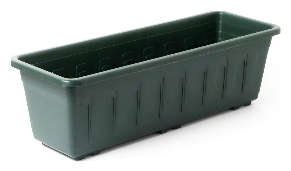 Кашпо балконное станд. 11,2 л, зеленый